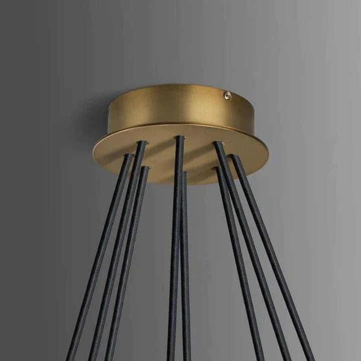 Xenia Contemporary Circular Living Room Chandelier