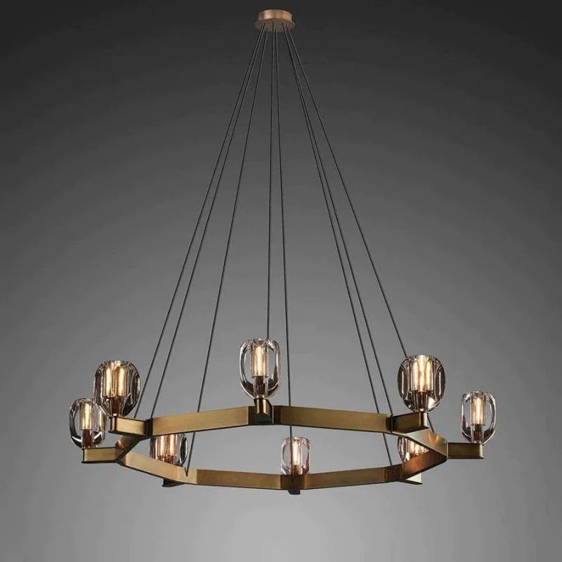 Xenia Contemporary Circular Living Room Chandelier